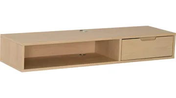 TV-hylla Torsen 110 cm - Vitpigmenterad ek - Möbler - Tv möbel & mediamöbel - TV hylla