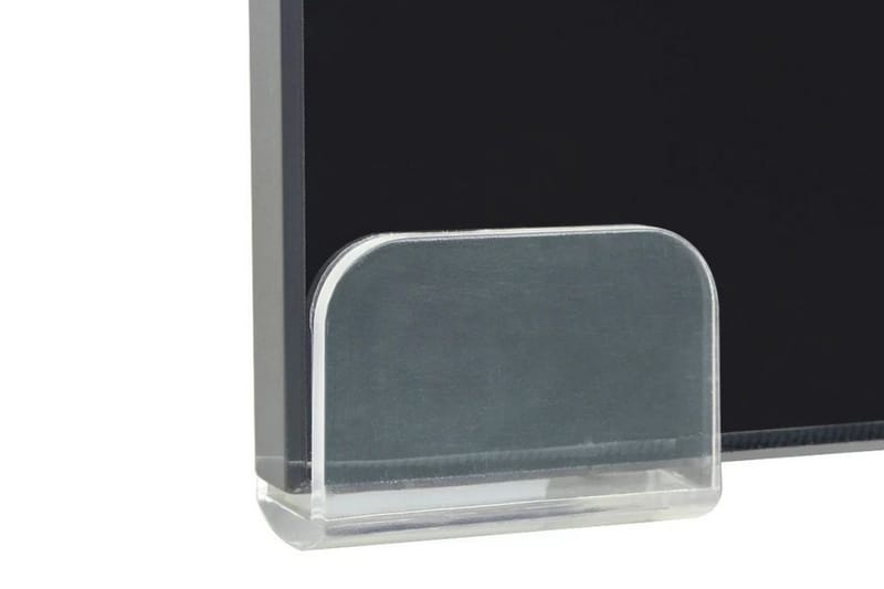 TV-bord glas svart 100x30x13 cm - Svart - Möbler - Tv möbel & mediamöbel - TV hylla