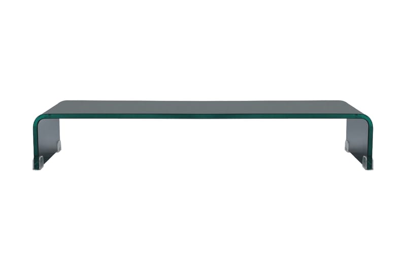 TV-bord glas svart 70x30x13 cm - Svart - Möbler - Tv möbel & mediamöbel - TV hylla