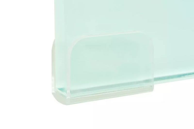 TV-bord glas vit 60x25x11 cm - Vit - Möbler - Tv möbel & mediamöbel - TV hylla