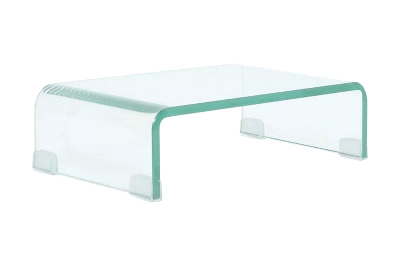 TV-bord klarglas 40x25x11 cm - Transparent - Möbler - Tv möbel & mediamöbel - TV hylla
