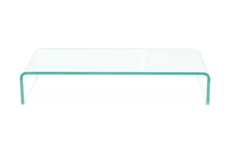 TV-bord klarglas 70x30x13 cm - Transparent - Möbler - Tv möbel & mediamöbel - TV hylla