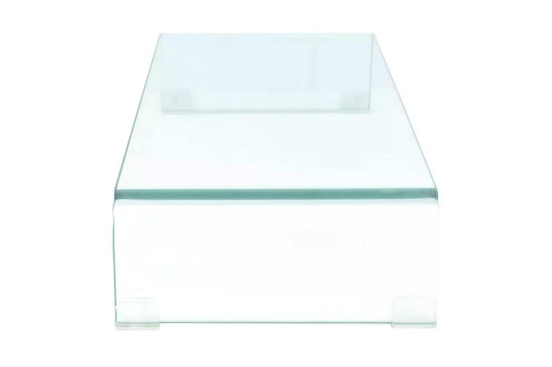 TV-bord klarglas 70x30x13 cm - Transparent - Möbler - Tv möbel & mediamöbel - TV hylla