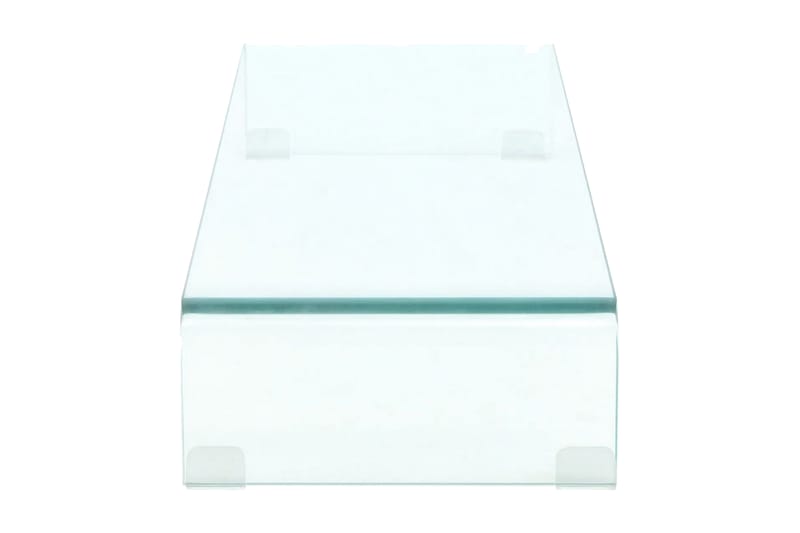 TV-bord klarglas 90x30x13 cm - Transparent - Möbler - Tv möbel & mediamöbel - TV hylla