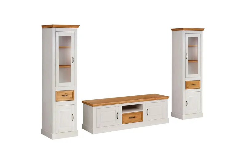 Tv-möbelset Loft24 Selma Tv-möbelset Vit, undefined