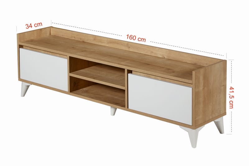 Andifli Tv-möbelset 160x41,5 cm - Blå - Möbler - Tv möbel & mediamöbel - TV-möbelset