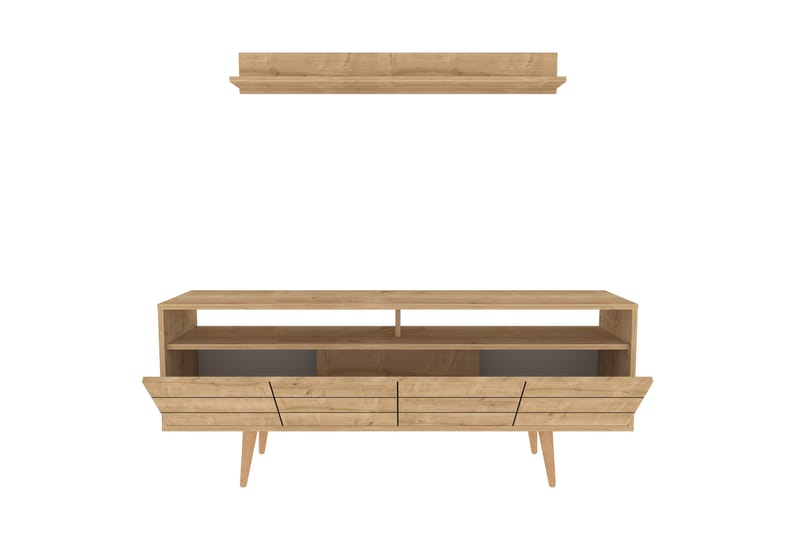 Andifli Tv-möbelset 160x64,5 cm - Blå - Möbler - Tv möbel & mediamöbel - TV-möbelset