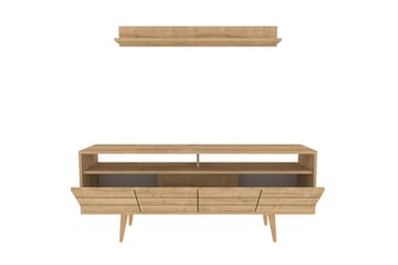 Andifli Tv-möbelset 160x64,5 cm - Blå - Möbler - Tv möbel & mediamöbel - TV-möbelset