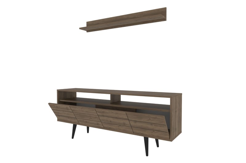 Andifli Tv-möbelset 160x64,5 cm - Brun - Möbler - Tv möbel & mediamöbel - TV-möbelset