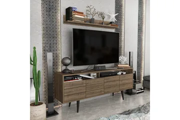 Andifli Tv-möbelset 160x64,5 cm - Brun - Möbler - Tv möbel & mediamöbel - TV-möbelset