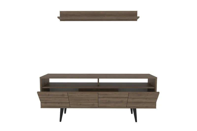 Andifli Tv-möbelset 160x64,5 cm - Brun - Möbler - Tv möbel & mediamöbel - TV-möbelset