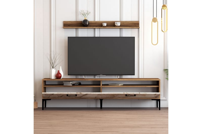 Andifli Tv-möbelset 180x47 cm - Brun - Möbler - Tv möbel & mediamöbel - TV-möbelset