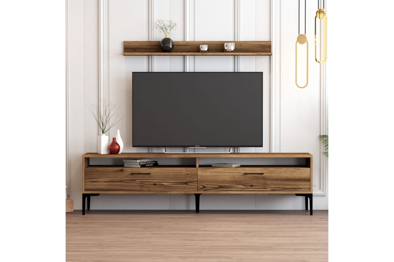 Andifli Tv-möbelset 180x47 cm - Brun - Möbler - Tv möbel & mediamöbel - TV-möbelset