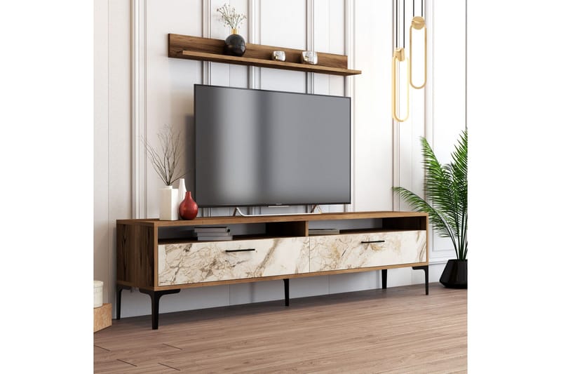 Andifli Tv-möbelset 180x47 cm - Brun - Möbler - Tv möbel & mediamöbel - TV-möbelset