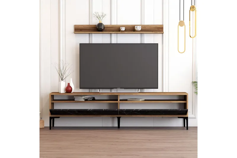 Andifli Tv-möbelset 180x47 cm - Brun - Möbler - Tv möbel & mediamöbel - TV-möbelset