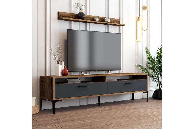 Andifli Tv-möbelset 180x47 cm - Brun - Möbler - Tv möbel & mediamöbel - TV-möbelset