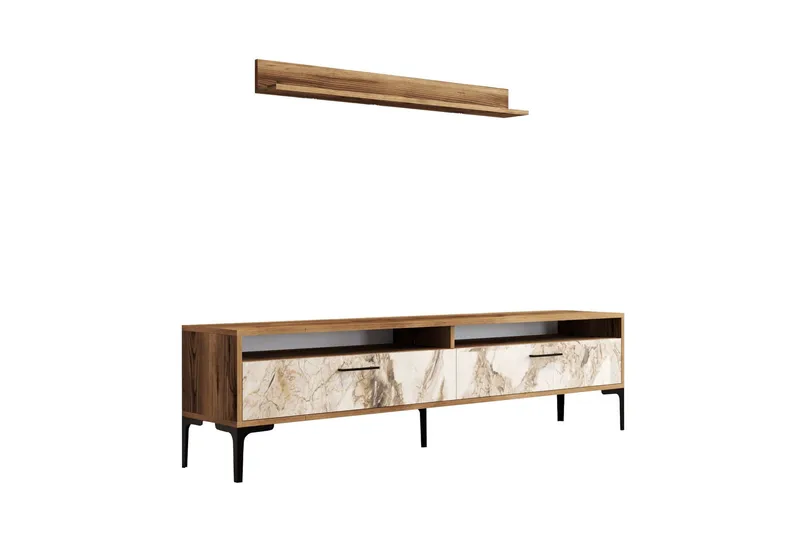 Andifli Tv-möbelset 180x47 cm - Brun - Möbler - Tv möbel & mediamöbel - TV-möbelset