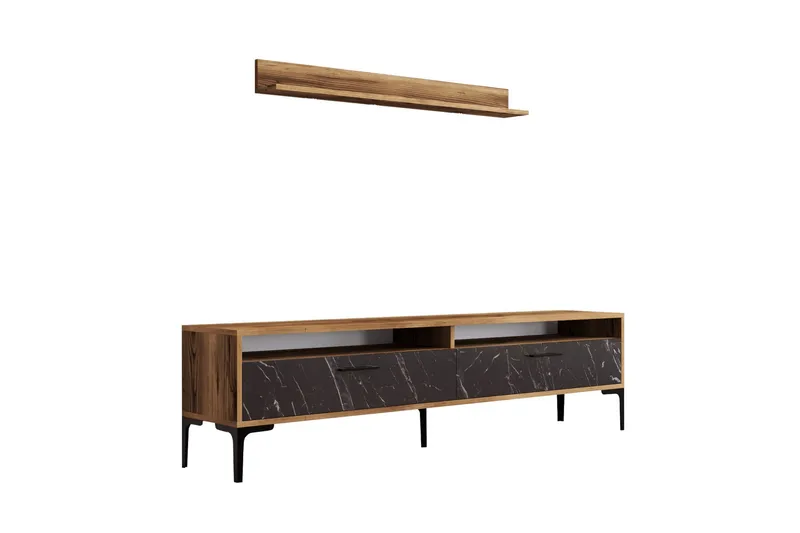 Andifli Tv-möbelset 180x47 cm - Brun - Möbler - Tv möbel & mediamöbel - TV-möbelset