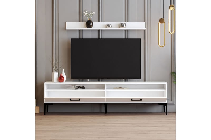 Andifli Tv-möbelset 180x47 cm - Vit - Möbler - Tv möbel & mediamöbel - TV-möbelset