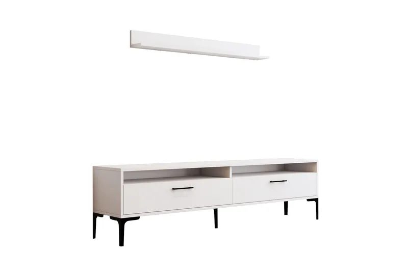 Andifli Tv-möbelset 180x47 cm - Vit - Möbler - Tv möbel & mediamöbel - TV-möbelset