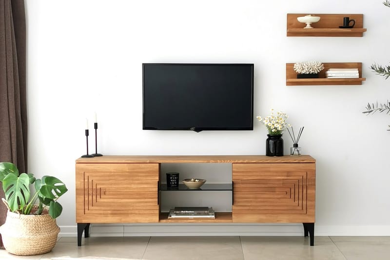 Andifli Tv-möbelset 50x15 cm - Brun - TV-möbelset