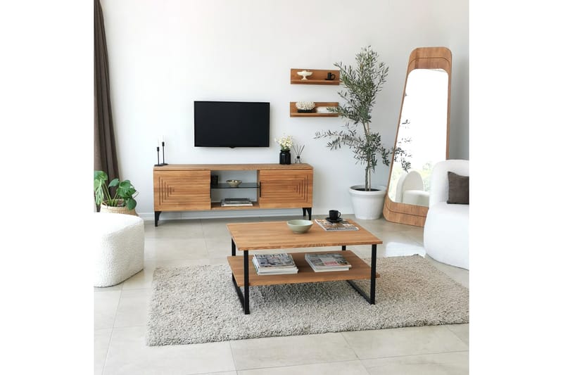 Andifli Tv-möbelset 50x15 cm - Brun - Möbler - Tv möbel & mediamöbel - TV-möbelset