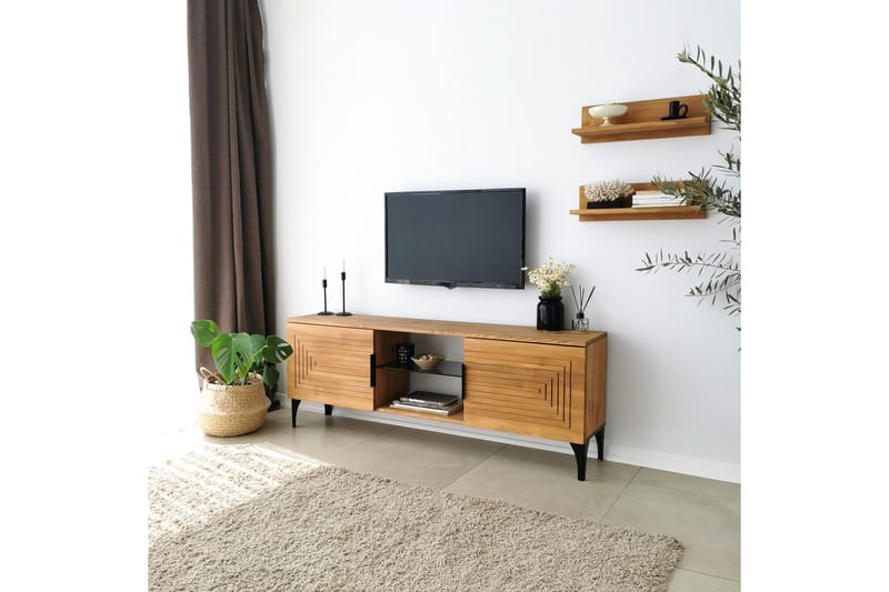 Andifli Tv-möbelset 50x15 cm - Brun - TV-möbelset