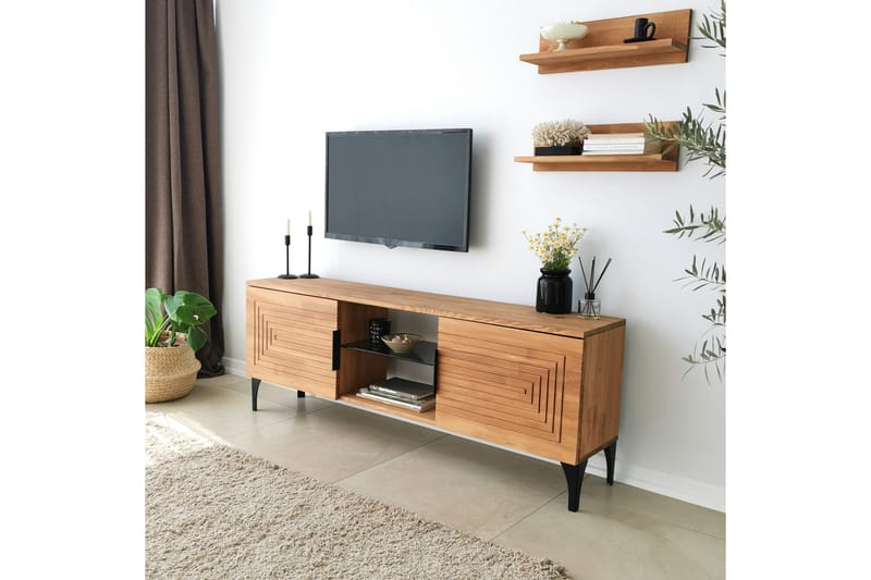 Andifli Tv-möbelset 50x15 cm - Brun - TV-möbelset