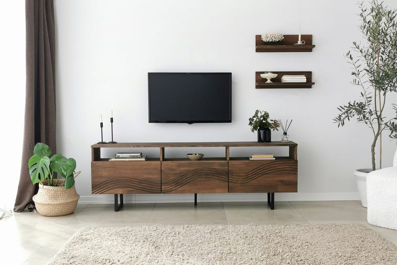 Andifli Tv-möbelset 50x15 cm - Brun - Möbler - Tv möbel & mediamöbel - TV-möbelset