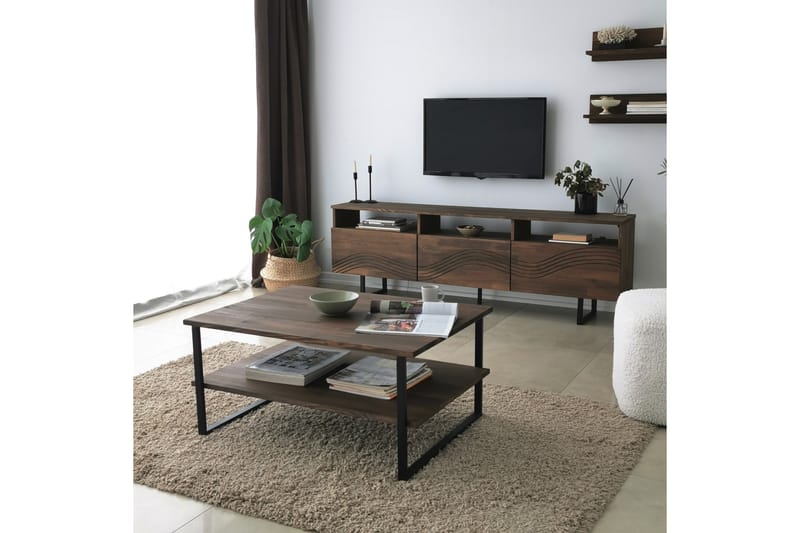 Andifli Tv-möbelset 50x15 cm - Brun - TV-möbelset