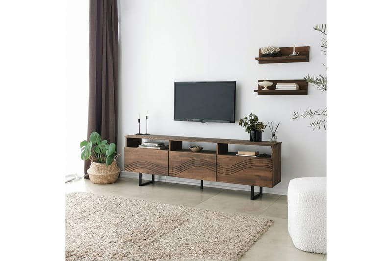 Andifli Tv-möbelset 50x15 cm - Brun - TV-möbelset