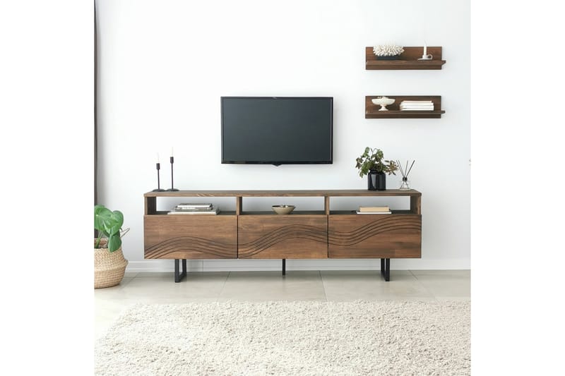 Andifli Tv-möbelset 50x15 cm - Brun - TV-möbelset