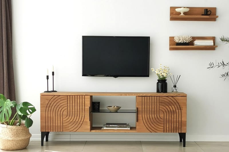 Andifli Tv-möbelset 50x15 cm - Brun - TV-möbelset