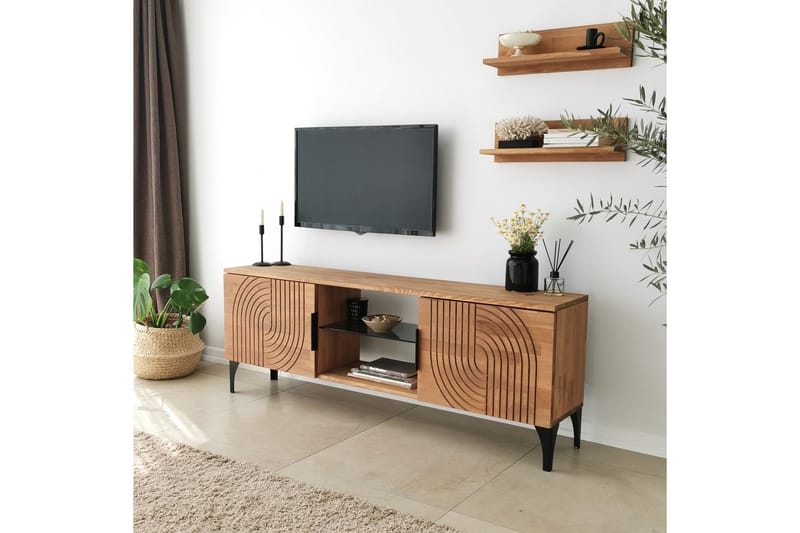 Andifli Tv-möbelset 50x15 cm - Brun - TV-möbelset