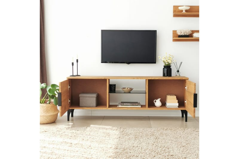 Andifli Tv-möbelset 50x15 cm - Brun - TV-möbelset