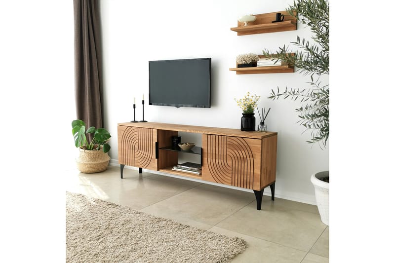 Andifli Tv-möbelset 50x15 cm - Brun - TV-möbelset