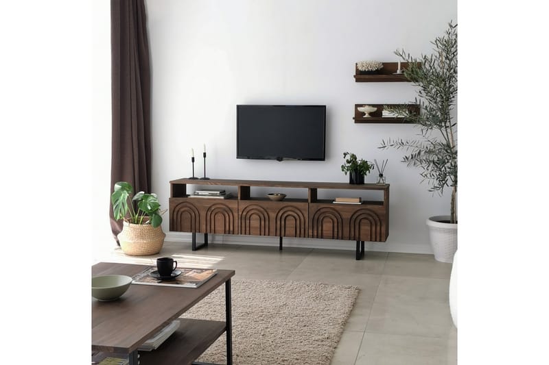 Andifli Tv-möbelset 50x15 cm - Brun - TV-möbelset