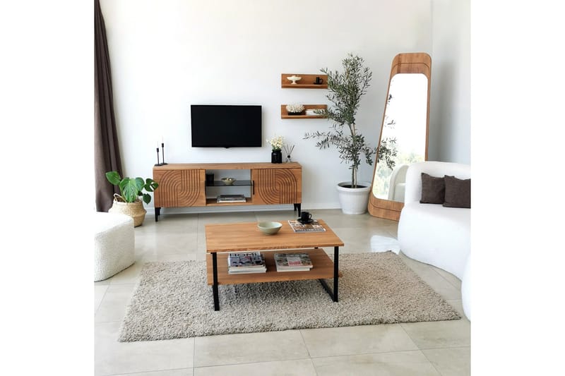 Andifli Tv-möbelset 50x15 cm - Brun - Möbler - Tv möbel & mediamöbel - TV-möbelset