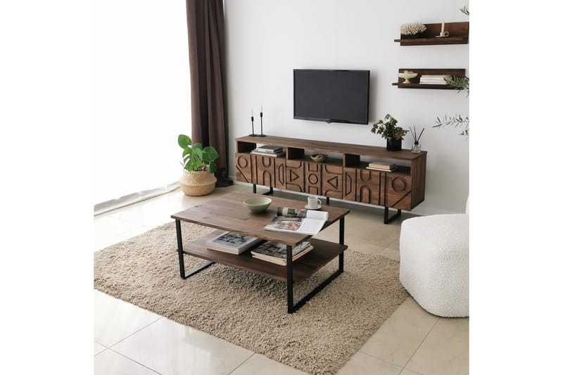 Andifli Tv-möbelset 50x15 cm - Brun - Möbler - Tv möbel & mediamöbel - TV-möbelset