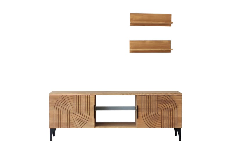 Andifli Tv-möbelset 50x15 cm - Brun - Möbler - Tv möbel & mediamöbel - TV-möbelset