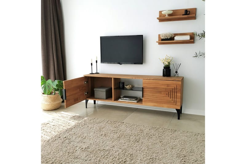 Andifli Tv-möbelset 50x15 cm - Brun - Möbler - Tv möbel & mediamöbel - TV-möbelset