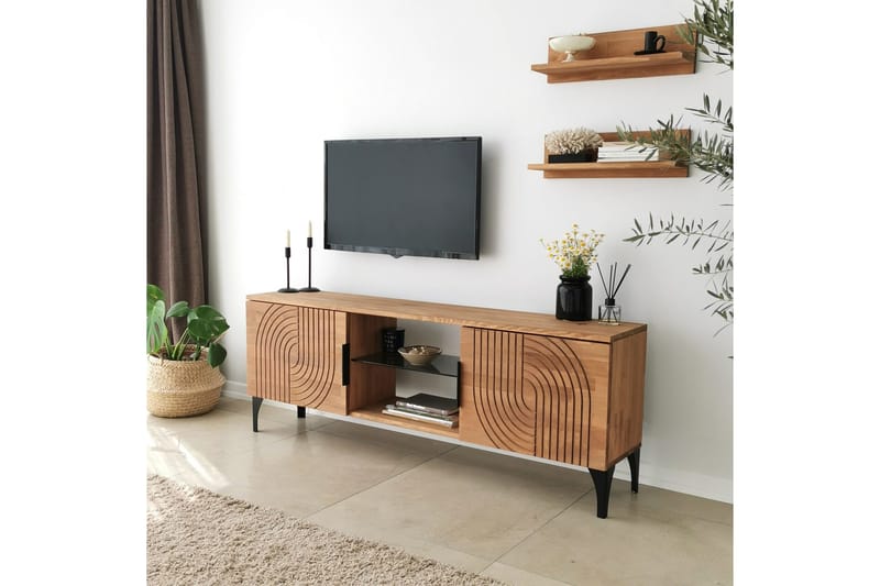 Andifli Tv-möbelset 50x15 cm - Brun - Möbler - Tv möbel & mediamöbel - TV-möbelset