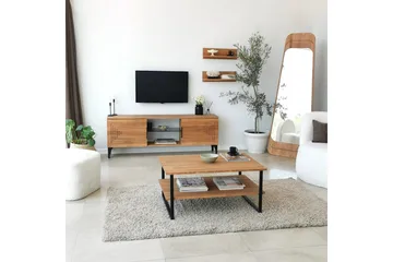 Andifli Tv-möbelset 50x15 cm - Brun - Möbler - Tv möbel & mediamöbel - TV-möbelset