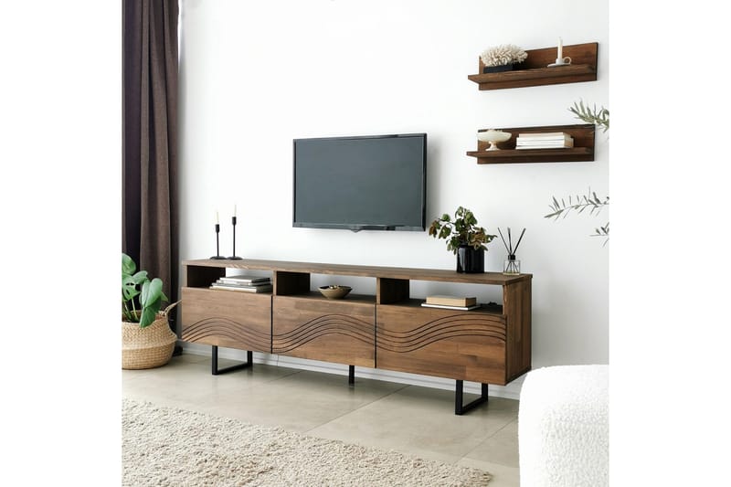 Andifli Tv-möbelset 50x15 cm - Brun - Möbler - Tv möbel & mediamöbel - TV-möbelset