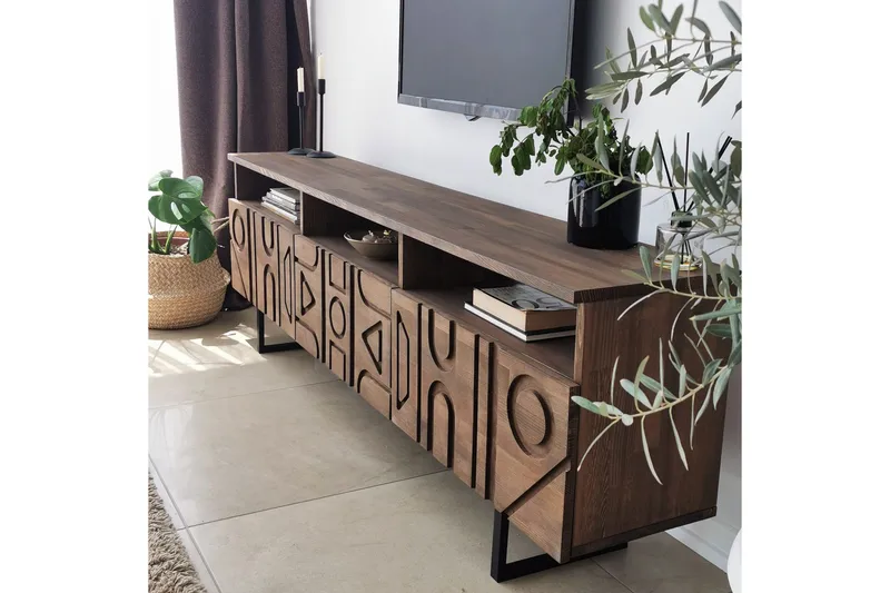 Andifli Tv-möbelset 50x15 cm - Brun - Möbler - Tv möbel & mediamöbel - TV-möbelset