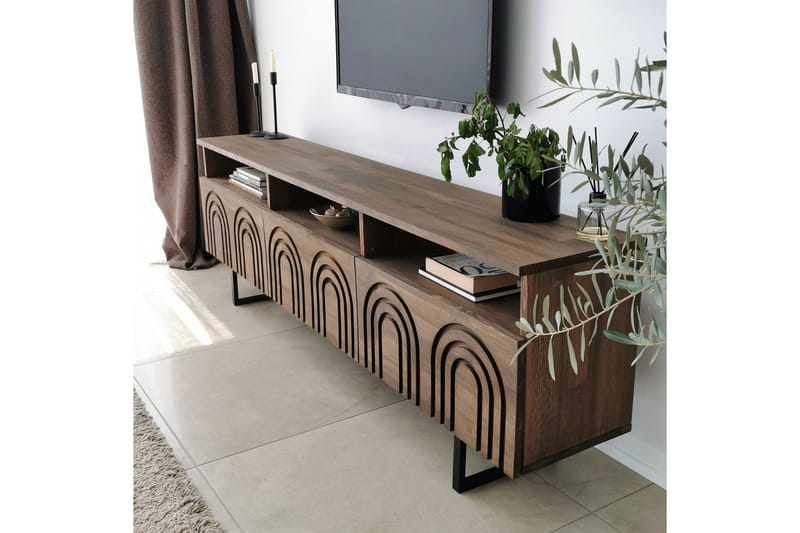 Andifli Tv-möbelset 50x15 cm - Brun - Möbler - Tv möbel & mediamöbel - TV-möbelset