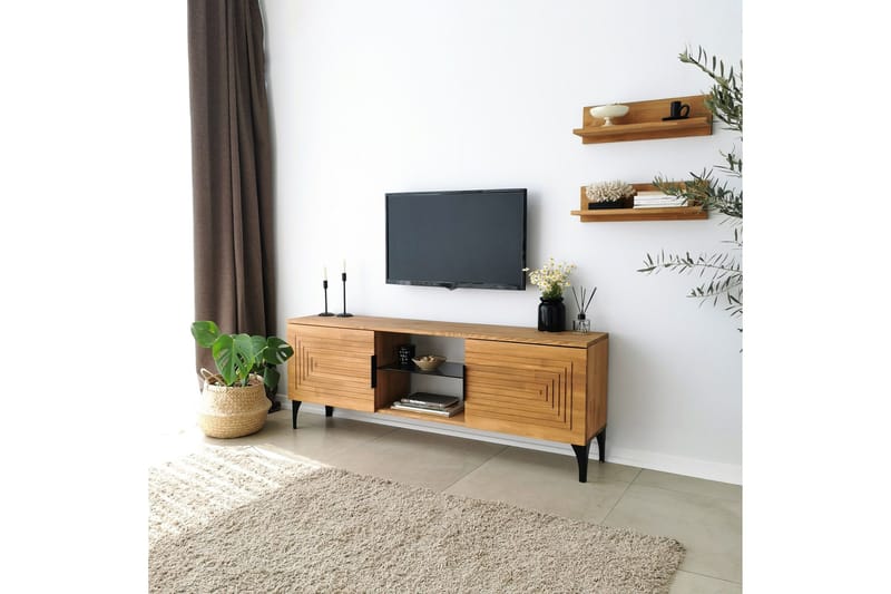 Andifli Tv-möbelset 50x15 cm - Brun - Möbler - Tv möbel & mediamöbel - TV-möbelset