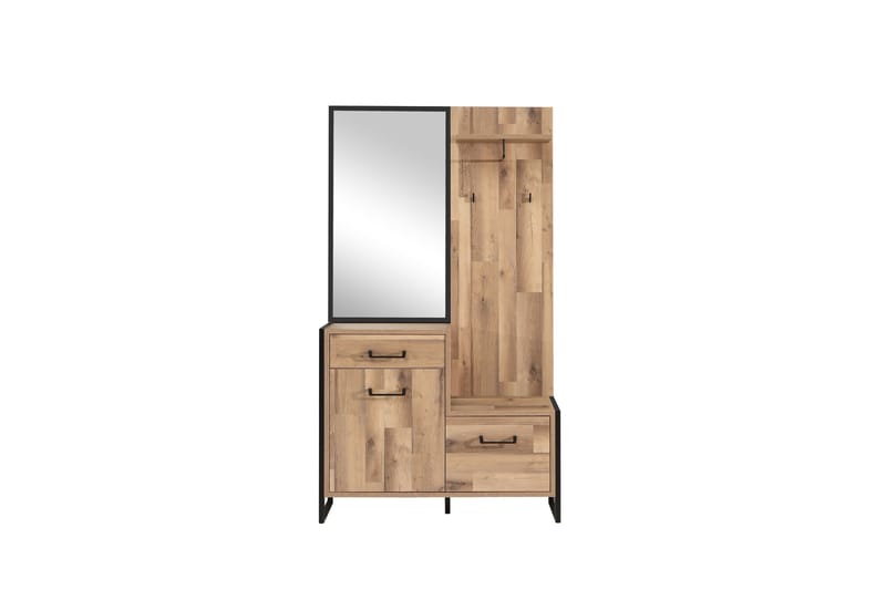 Carnais TV-Möbelset 114 cm - Brun/Grå - Möbler - Tv möbel & mediamöbel - TV-möbelset
