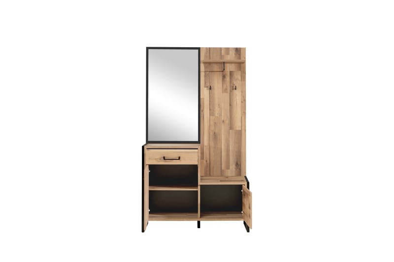 Carnais TV-Möbelset 114 cm - Brun/Grå - Möbler - Tv möbel & mediamöbel - TV-möbelset