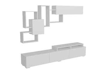 Decorotika Mediaförvaring - Vit - Möbler - Tv möbel & mediamöbel - TV-möbelset